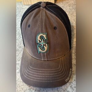 New Era | Men’s Seattle Mariners 39 Thirty MLB Brown Black Baseball Cap, M/L